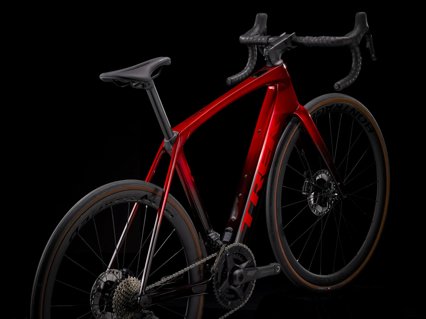 TREK DOMANE+ SLR 7 ELECTRIC ROAD BIKE 2025 CARBON RED SMOKE