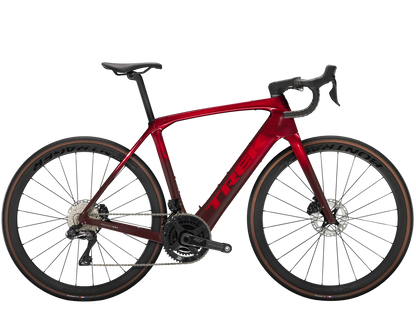 TREK DOMANE+ SLR 7 ELECTRIC ROAD BIKE 2025 CARBON RED SMOKE