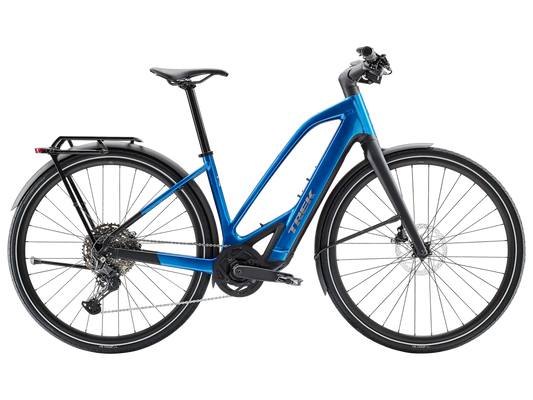 TREK FX+ 7 MID-STEP HYBRID eBIKE 2025 ALPINE BLUE GLOSS