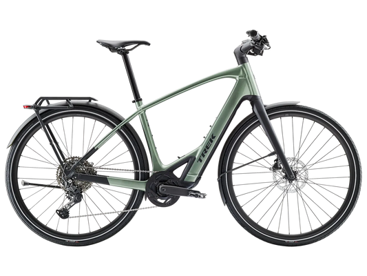 TREK FX+ 7 HYBRID eBIKE 2025 LICHEN GREEN GLOSS