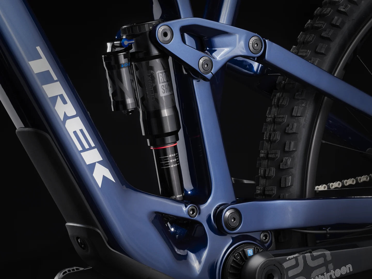 TREK FUEL EXe 9.8 GX AXS eMTB BIKE 2023 MULSANNE BLUE