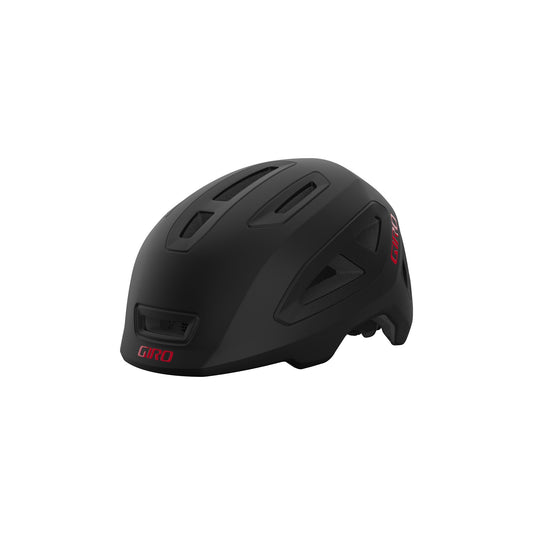 GIRO SCAMP II KID'S HELMET MATTE BLACK/RED