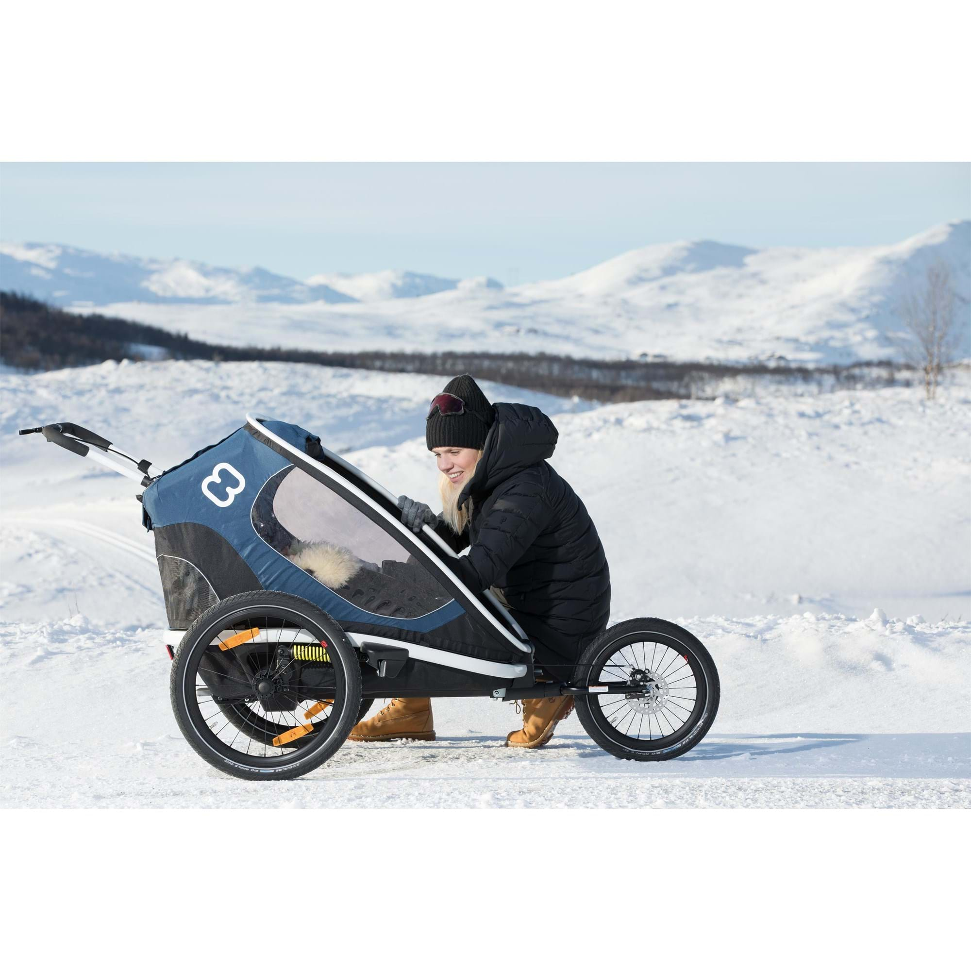 Hamax Outback Twin Child Bike Trailer allterraincycles