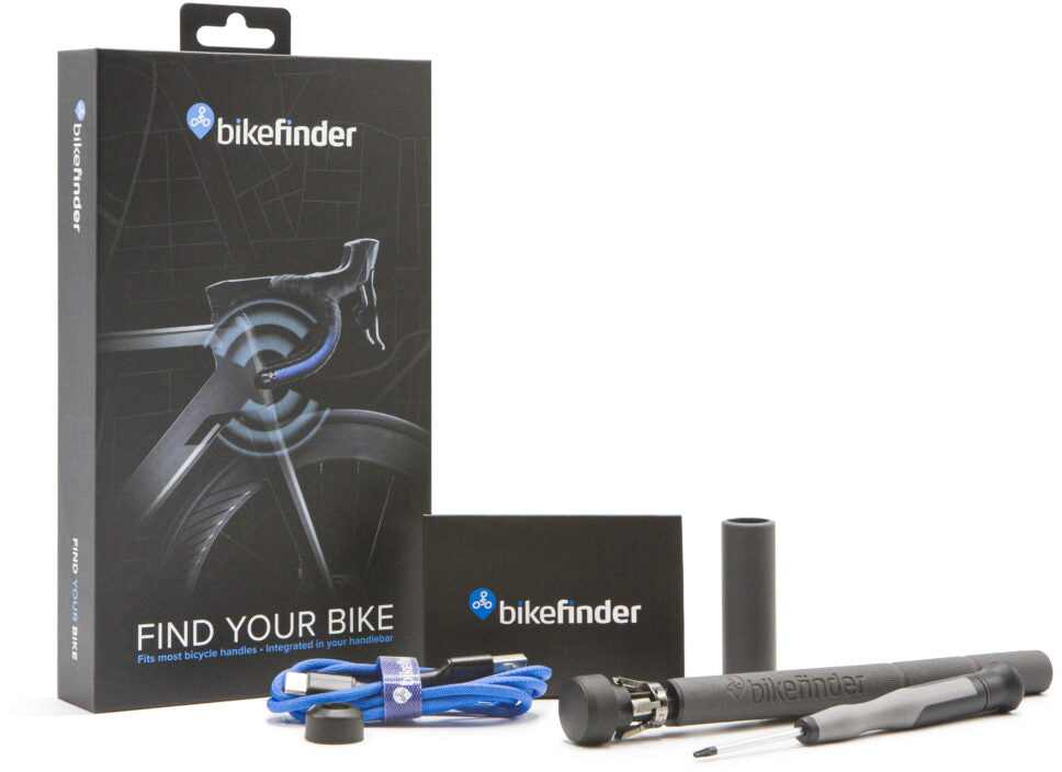 BIKEFINDER GPS AND E-SIM BAR INTEGRATED BIKE TRACKER