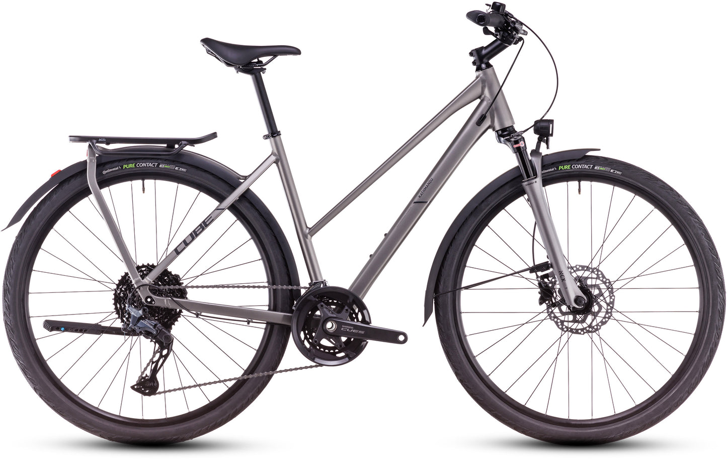 CUBE KATHMANDU EXC LADY TREKKING BIKE 2025 GREY' N 'BLACK