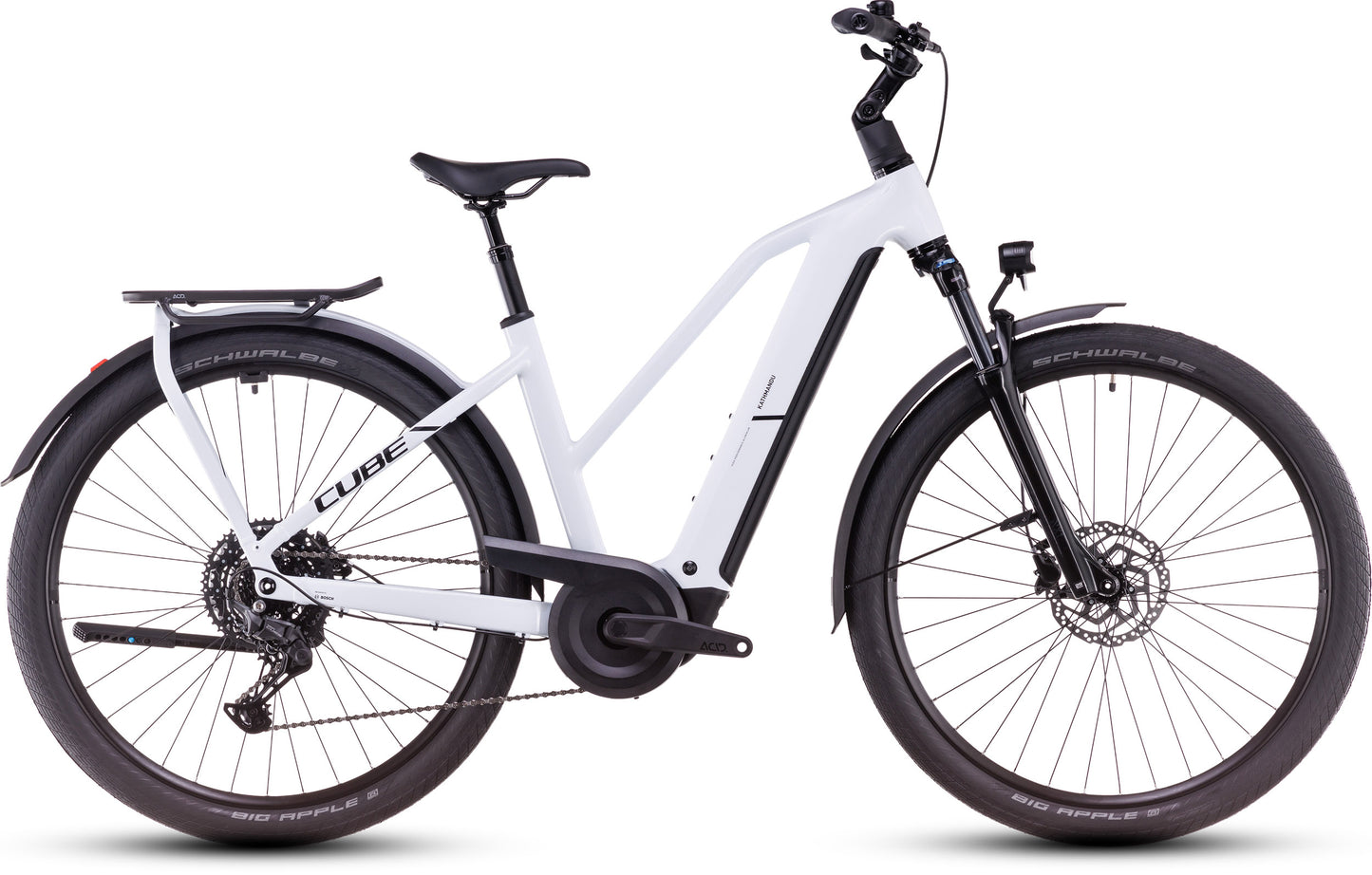 CUBE KATHMANDU HYBRID ONE 800 LADY eBIKE 2025 POLARWHITE´ N ´BLACK