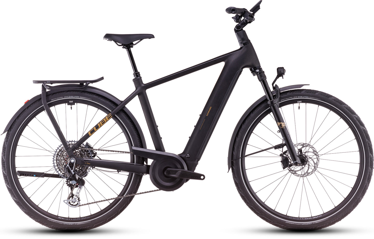 CUBE KATHMANDU HYBRID SLT 800 eBIKE 2025 GOLDDUST´ N ´BLACK