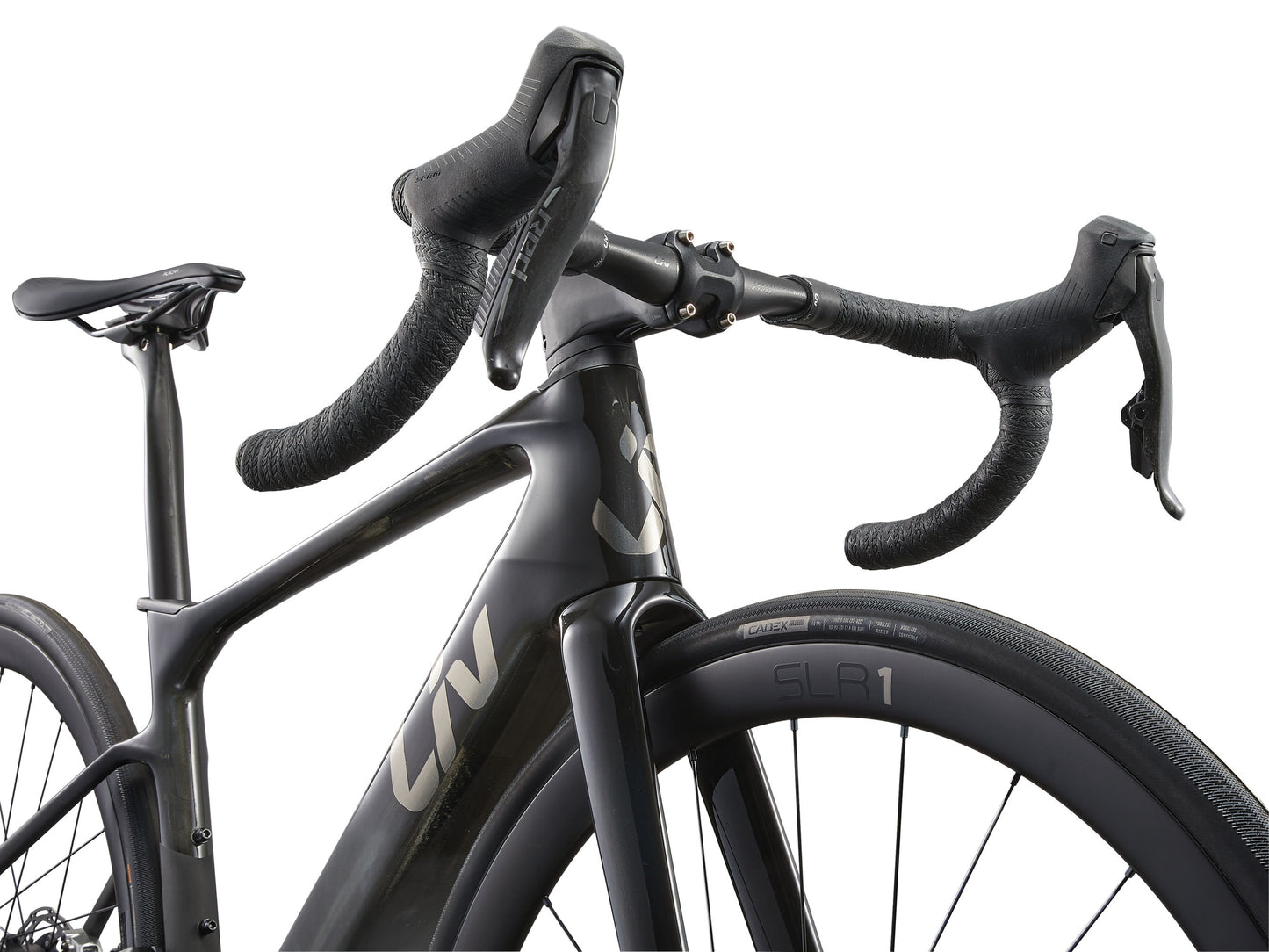 GIANT LIV AVAIL ADVANCED E+ ELITE 0 ROAD eBIKE 2025 GLOSS RAW CARBON/MATTE RAW CARBON