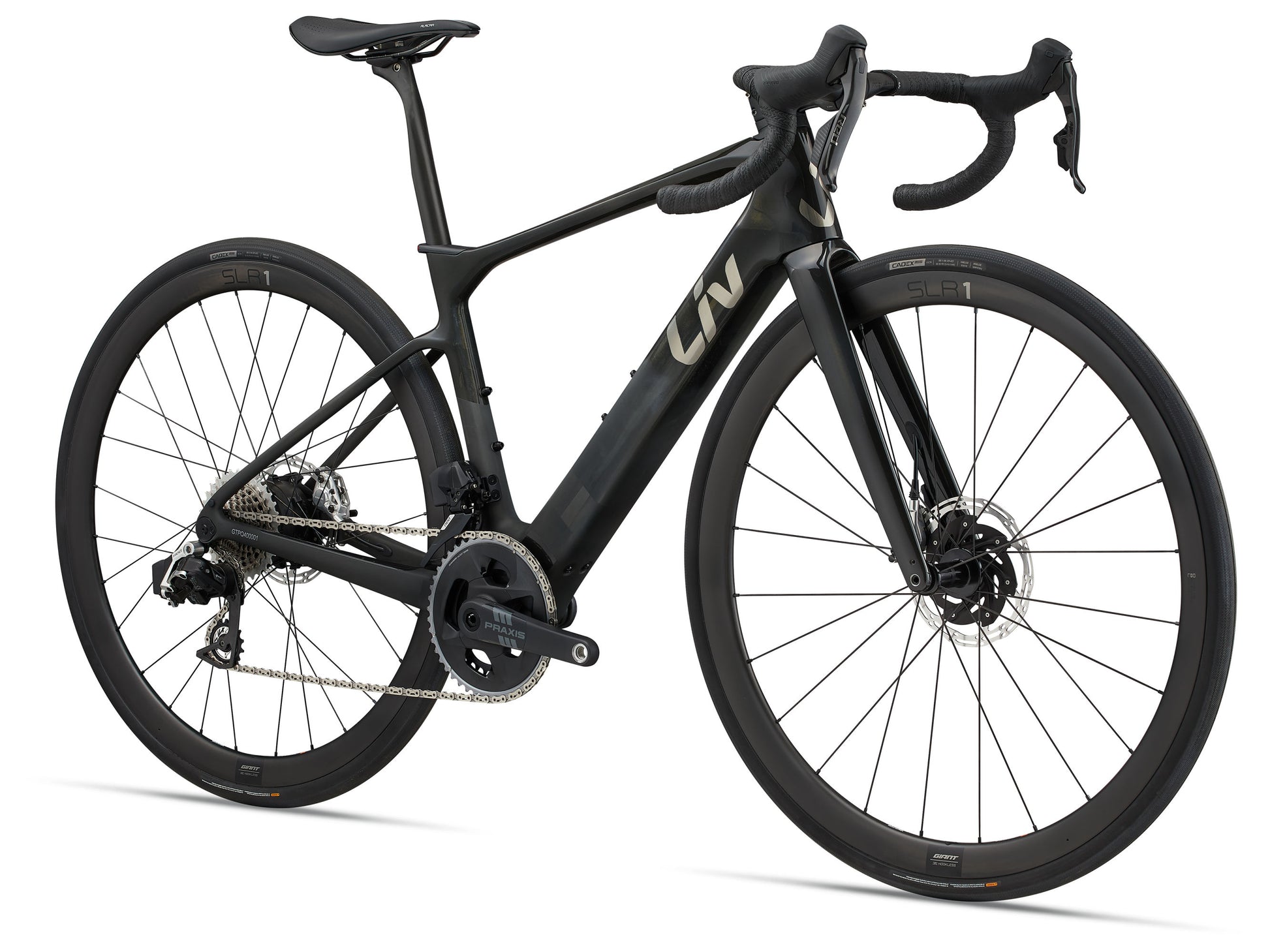 GIANT LIV AVAIL ADVANCED E+ ELITE 0 ROAD eBIKE 2025 GLOSS RAW CARBON/MATTE RAW CARBON