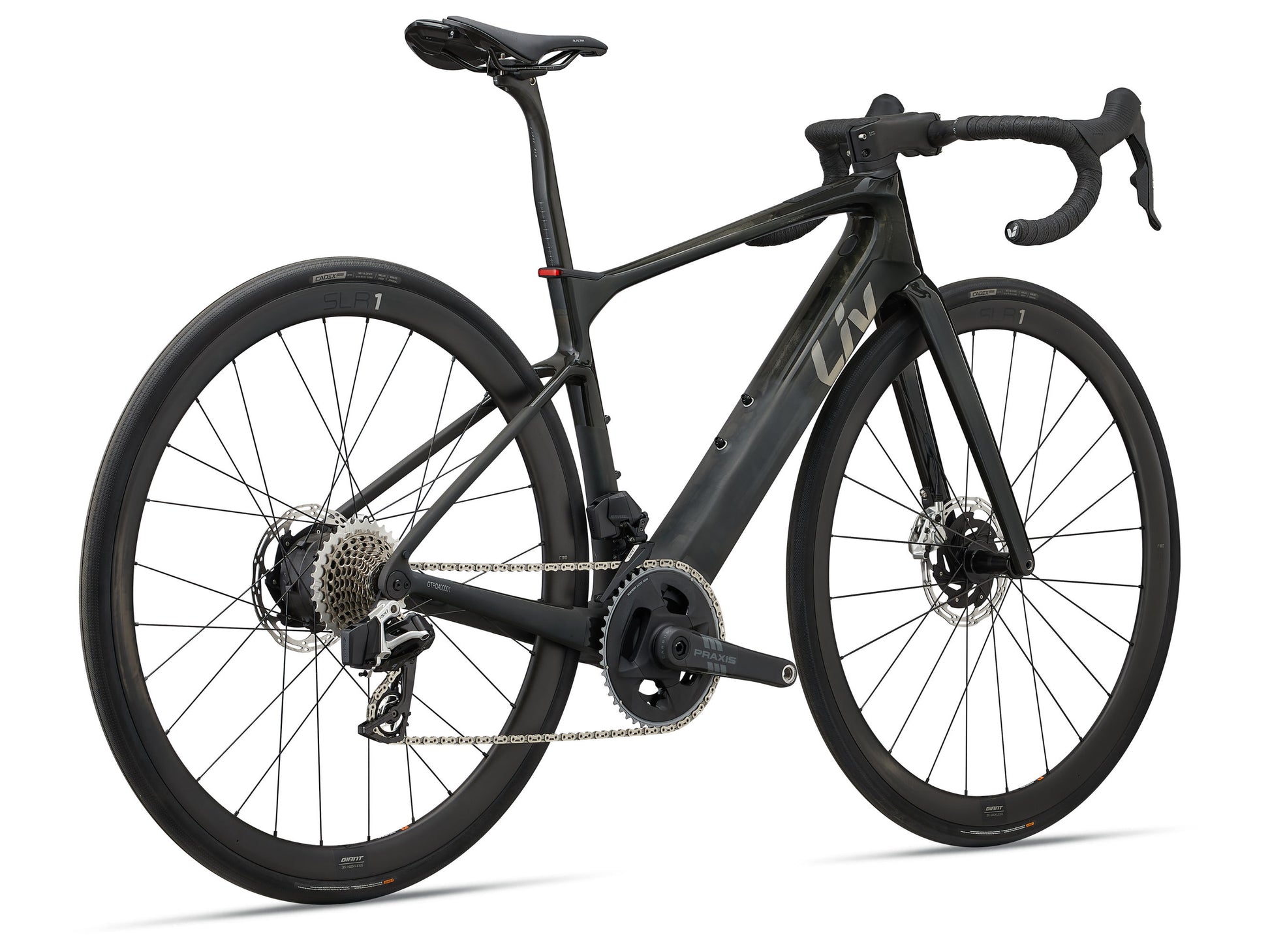 GIANT LIV AVAIL ADVANCED E+ ELITE 0 ROAD eBIKE 2025 GLOSS RAW CARBON/MATTE RAW CARBON