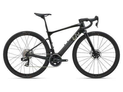 GIANT LIV AVAIL ADVANCED E+ ELITE 0 ROAD eBIKE 2025 GLOSS RAW CARBON/MATTE RAW CARBON