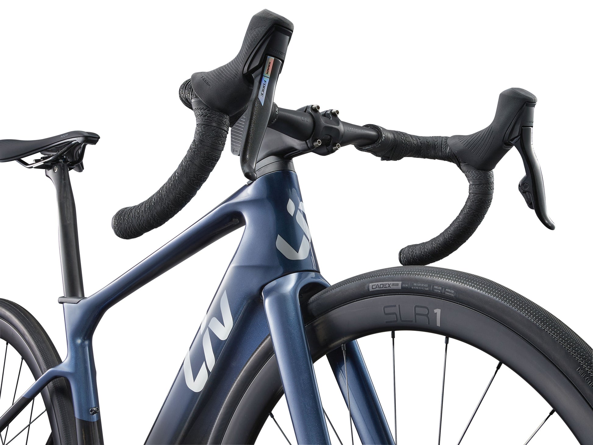 GIANT LIV AVAIL ADVANCED E+ ELITE 1 ROAD eBIKE 2025 ICE AGE/CARBON SMOKE