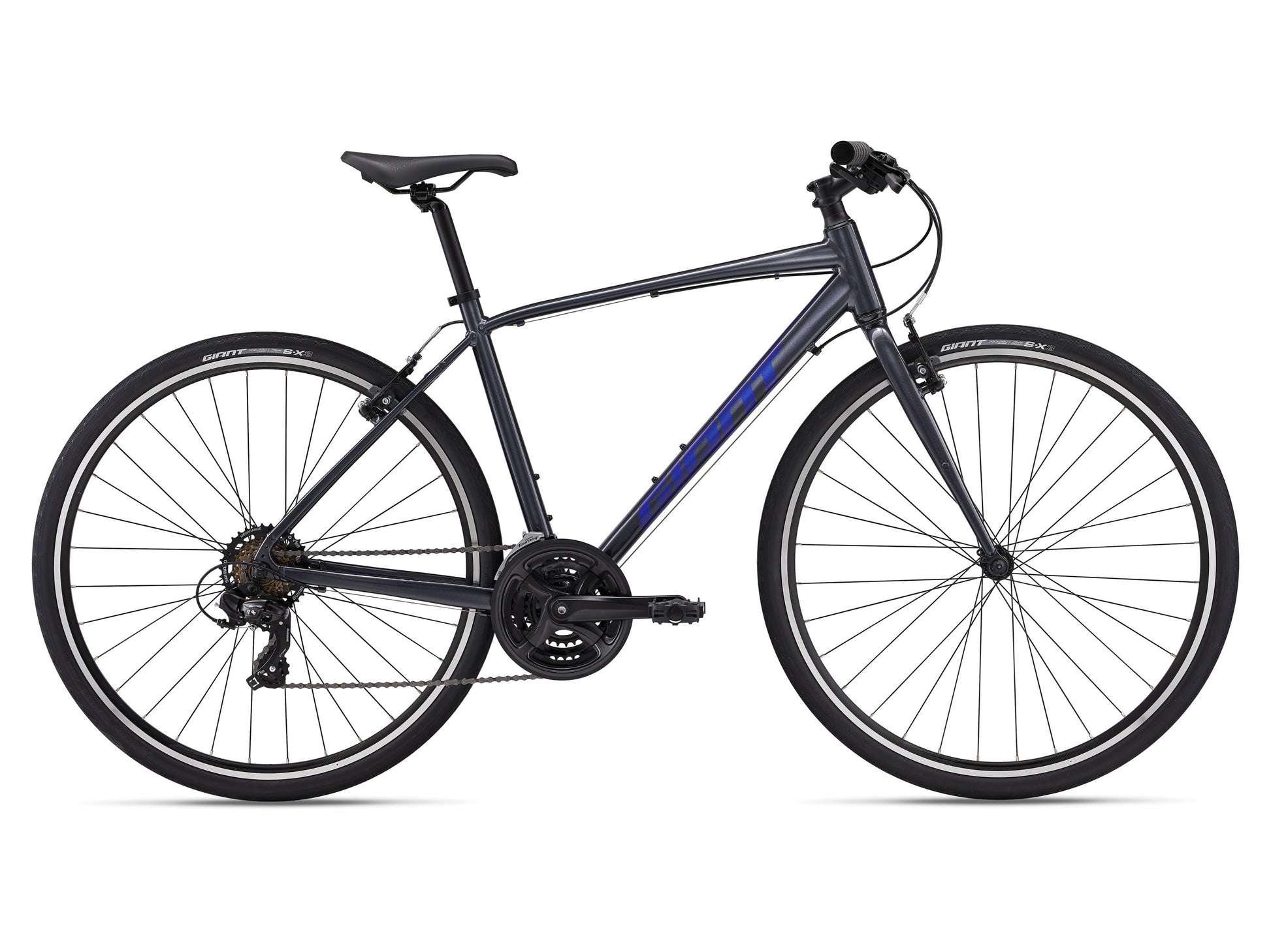 GIANT ESCAPE 3 HYBRID BIKE 2024 GLOSS COLD IRON