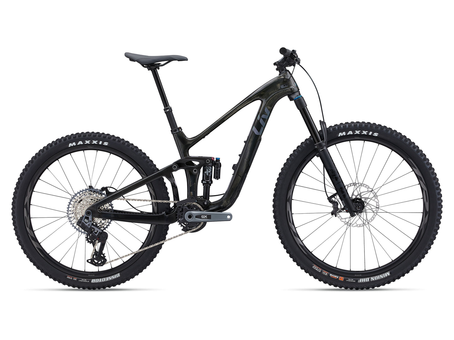 GIANT LIV INTRIGUE LT ADVANCED 1 FULL SUSPENSION MTB BIKE 2024 RAW CARBON