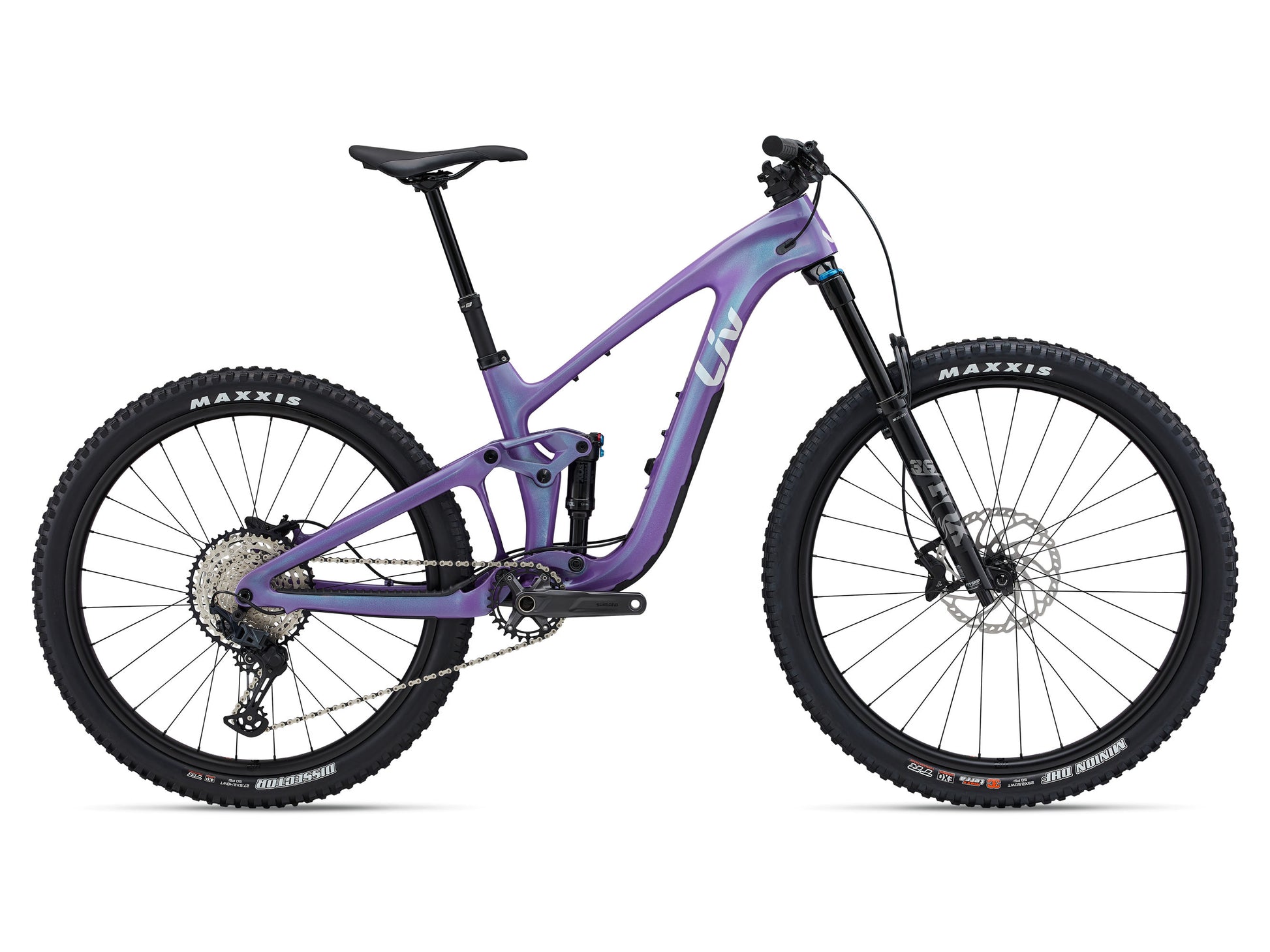 GIANT LIV INTRIGUE X ADVANCED 2 FULL SUSPENSION MTB BIKE 2024 GLOSS DIGITAL BLURPLE