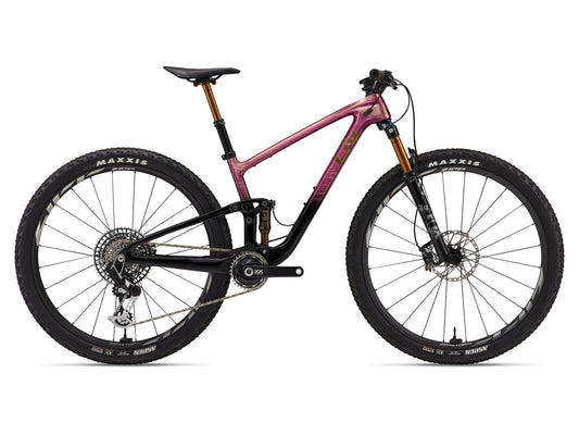 GIANT LIV PIQUE ADVANCED 29 0 FULL SUSPENSION MTB BIKE 2024 GLOSS MULBERRY GLITTER/BLACK/CHROME