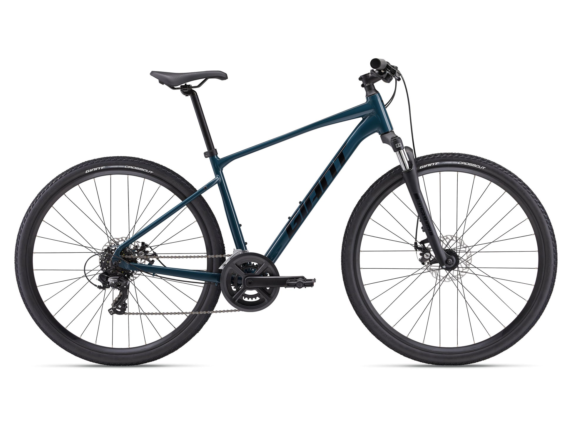 GIANT ROAM 4 DISC HYBRID BIKE 2024 GLOSS DEEP LAKE/BLACK