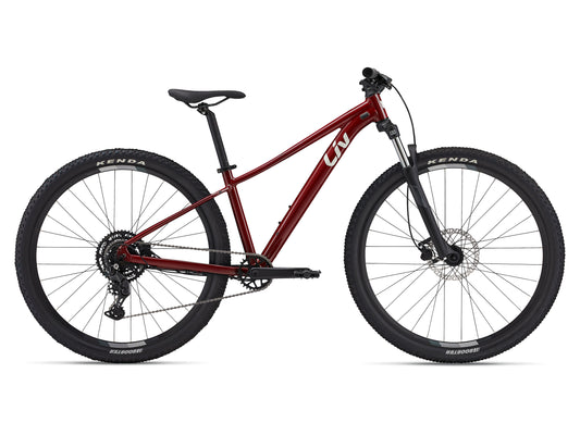 GIANT LIV TEMPT 29 2 HARDTAIL MTB BIKE 2024 GLOSS DRIED CHILLI/SNOW DRIFT