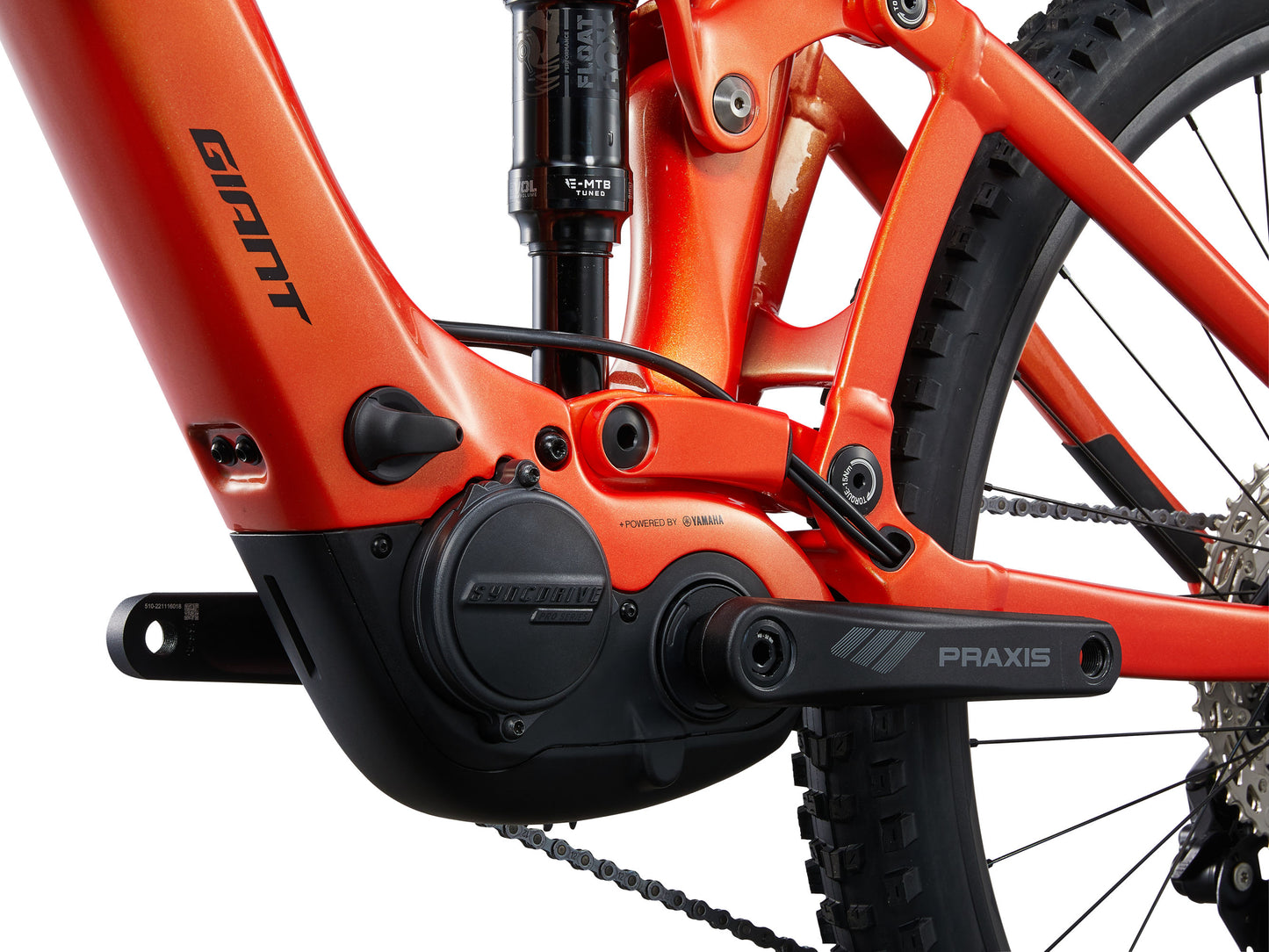 GIANT TRANCE X ADVANCED E+ ELITE 3 25 KM/H MTB eBIKE 2024 GLOSS HELIOS ORANGE