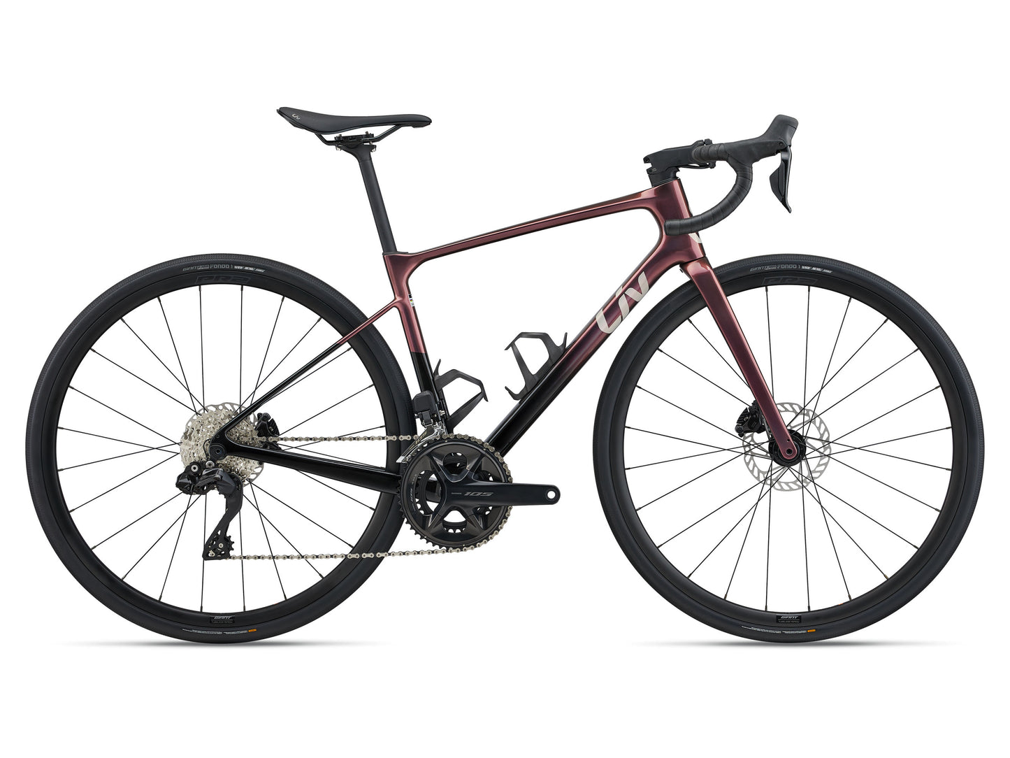 GIANT LIV AVAIL ADVANCED 1 ROAD BIKE 2025 GLOSS MECHANIC ROSE/CARBON SMOKE