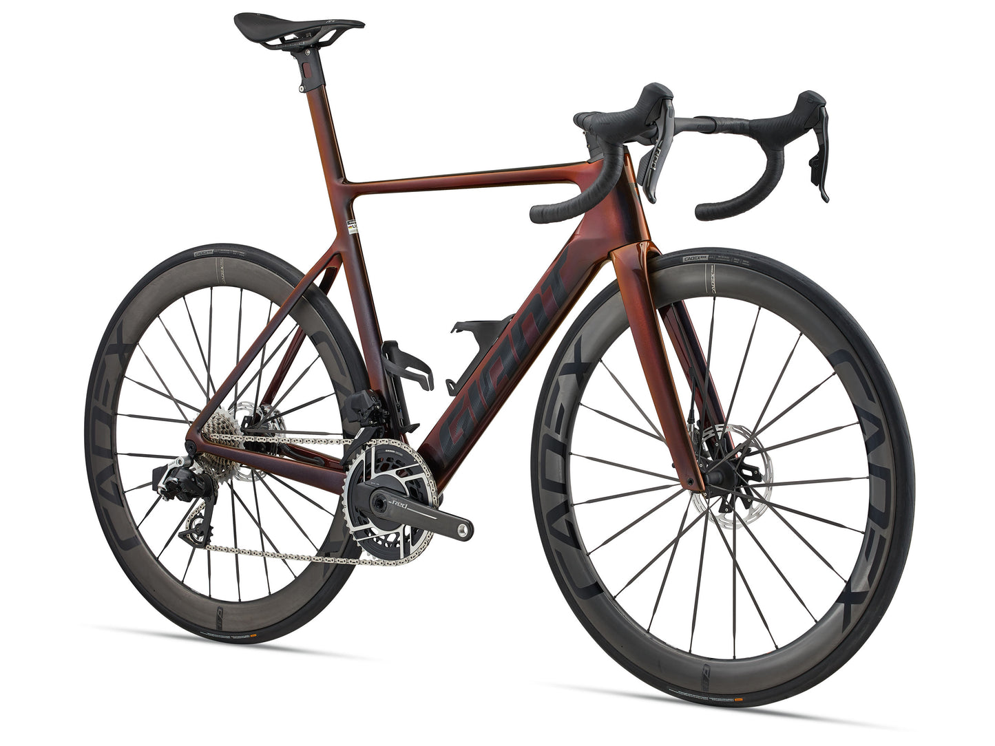 GIANT PROPEL ADVANCED SL 0 RED ROAD BIKE 2025 GLOSS BLACK LAVA/MONOGRAM