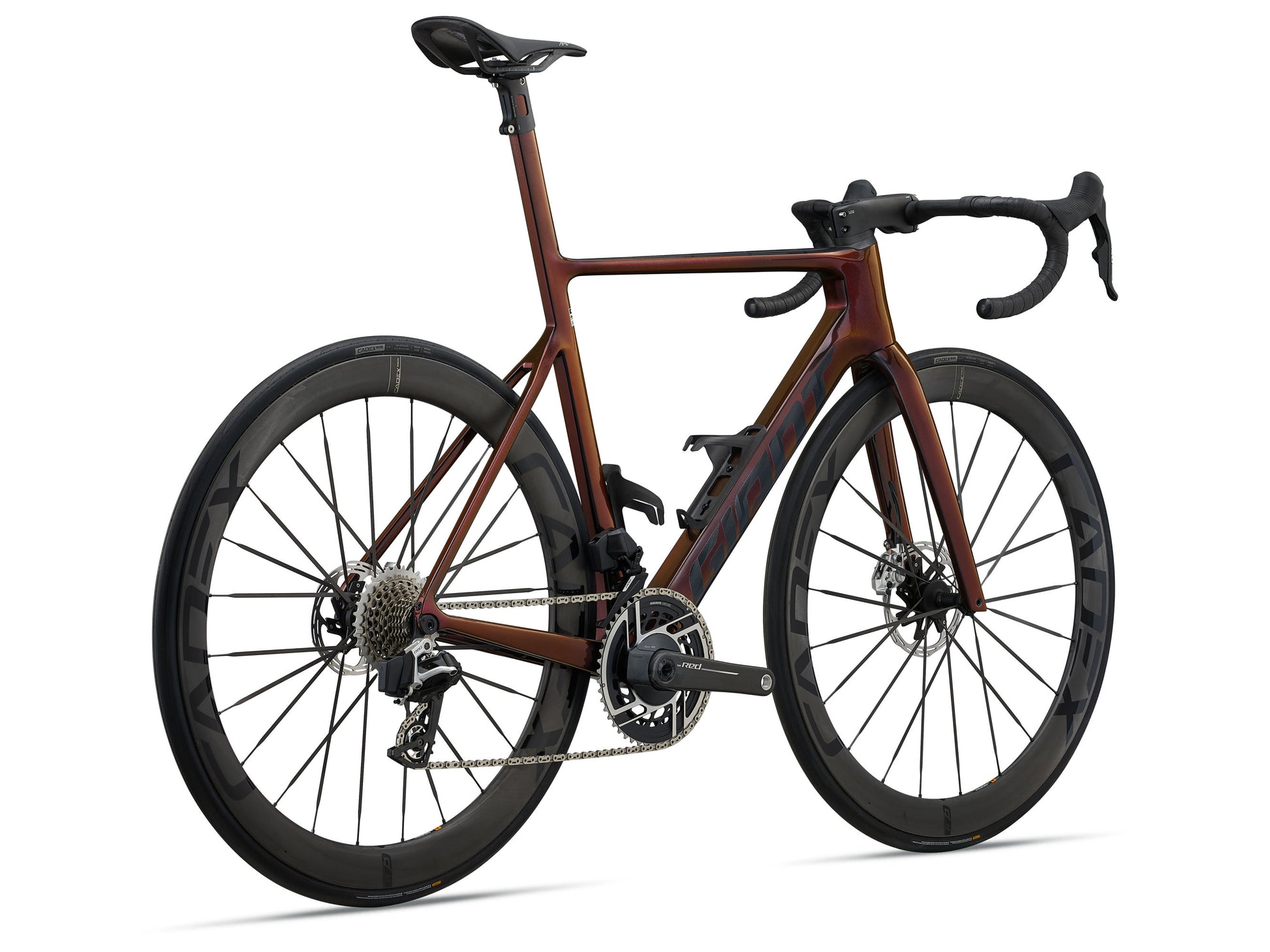 GIANT PROPEL ADVANCED SL 0 RED ROAD BIKE 2025 GLOSS BLACK LAVA/MONOGRAM