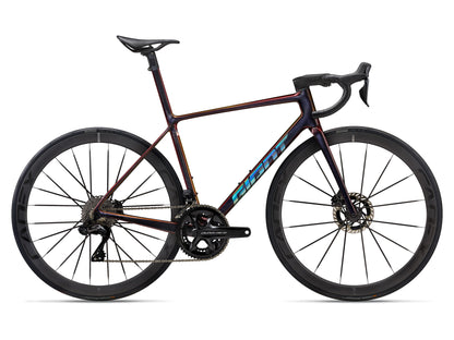 GIANT TCR ADVANCED SL 0 Di2 ROAD BIKE 2025 GLOSS BLACK LAVA/IRIS