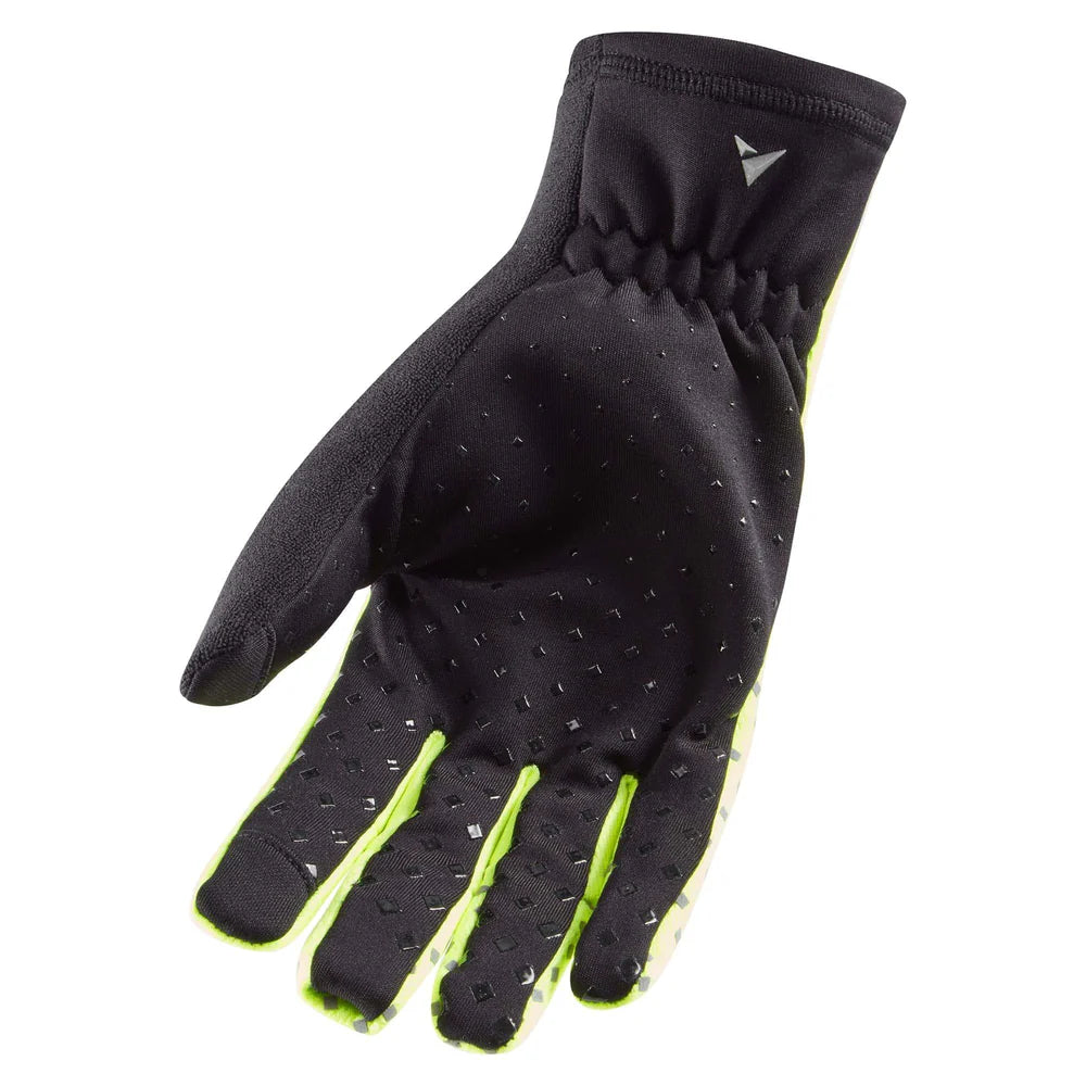 ALTURA NIGHTVISION UNISEX WINDPROOF FLEECE CYCLING GLOVES YELLOW