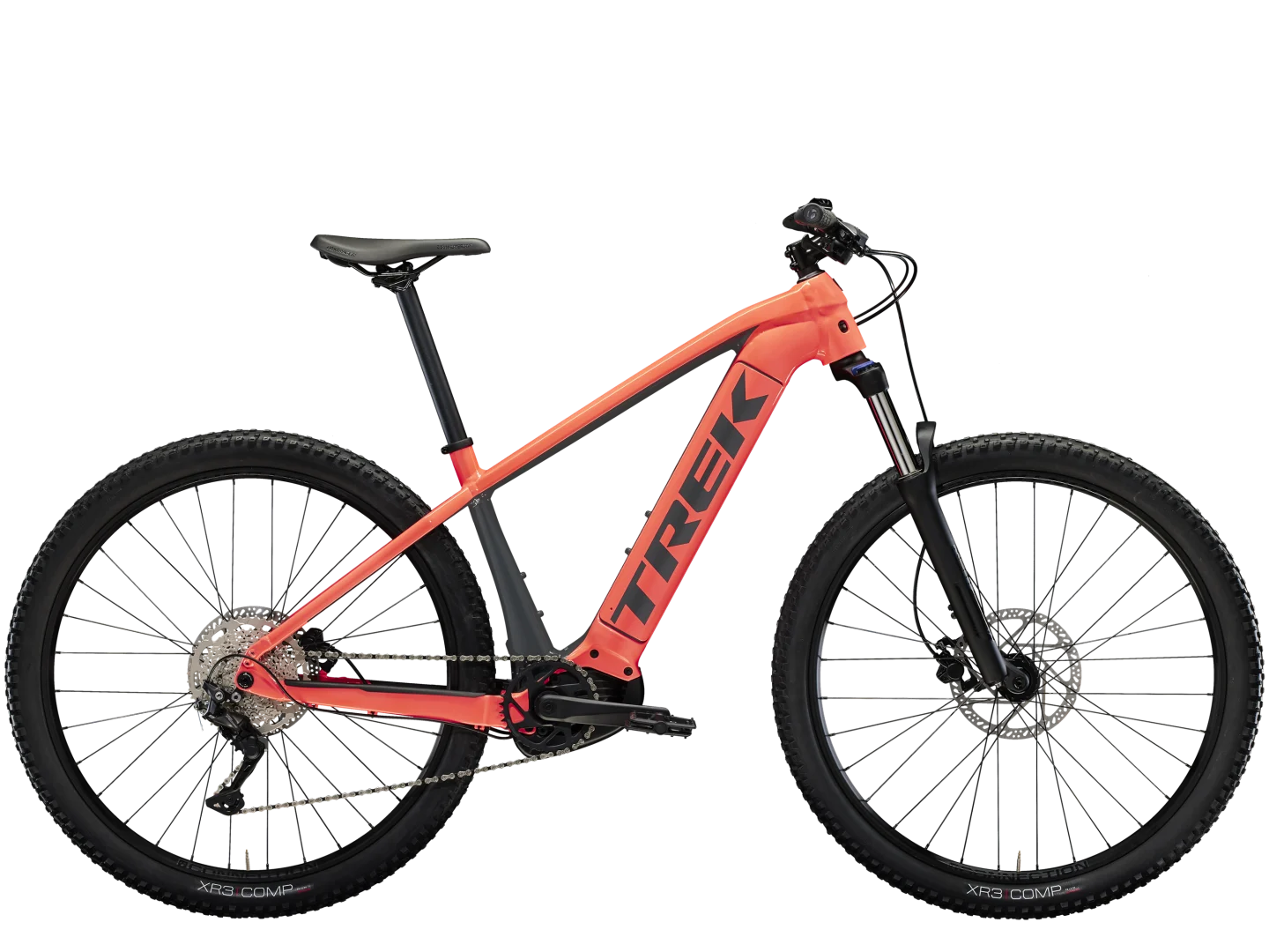 TREK POWERFLY 4 625wh GEN 4 HARDTAIL E-MTB BIKE 2023 LIVING CORAL/SOLID CHARCOAL