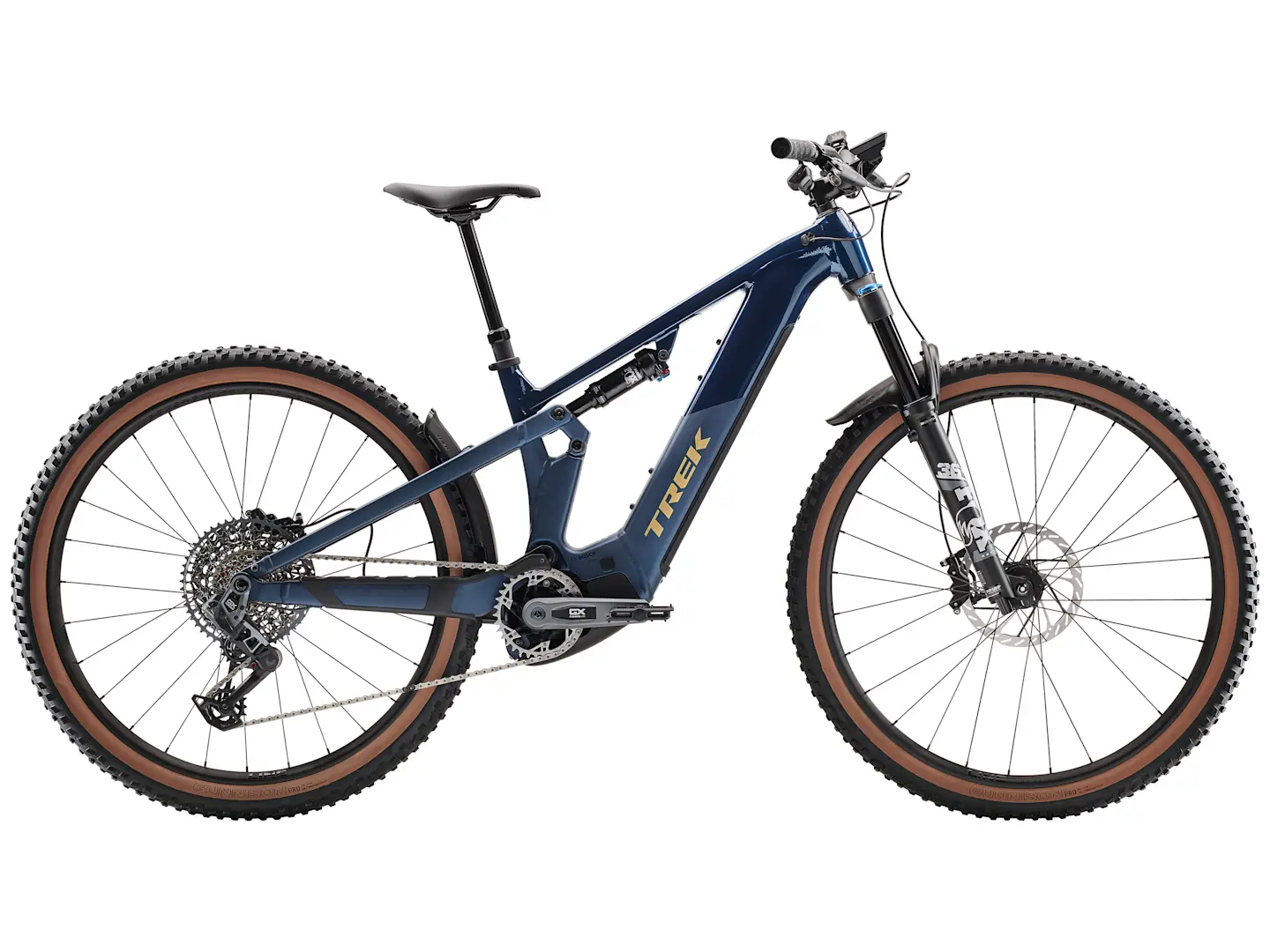 TREK POWERFLY FS+ 8 GEN 4 800Wh eMTB BIKE 2025 MATTE/GLOSS MULSANNE BLUE