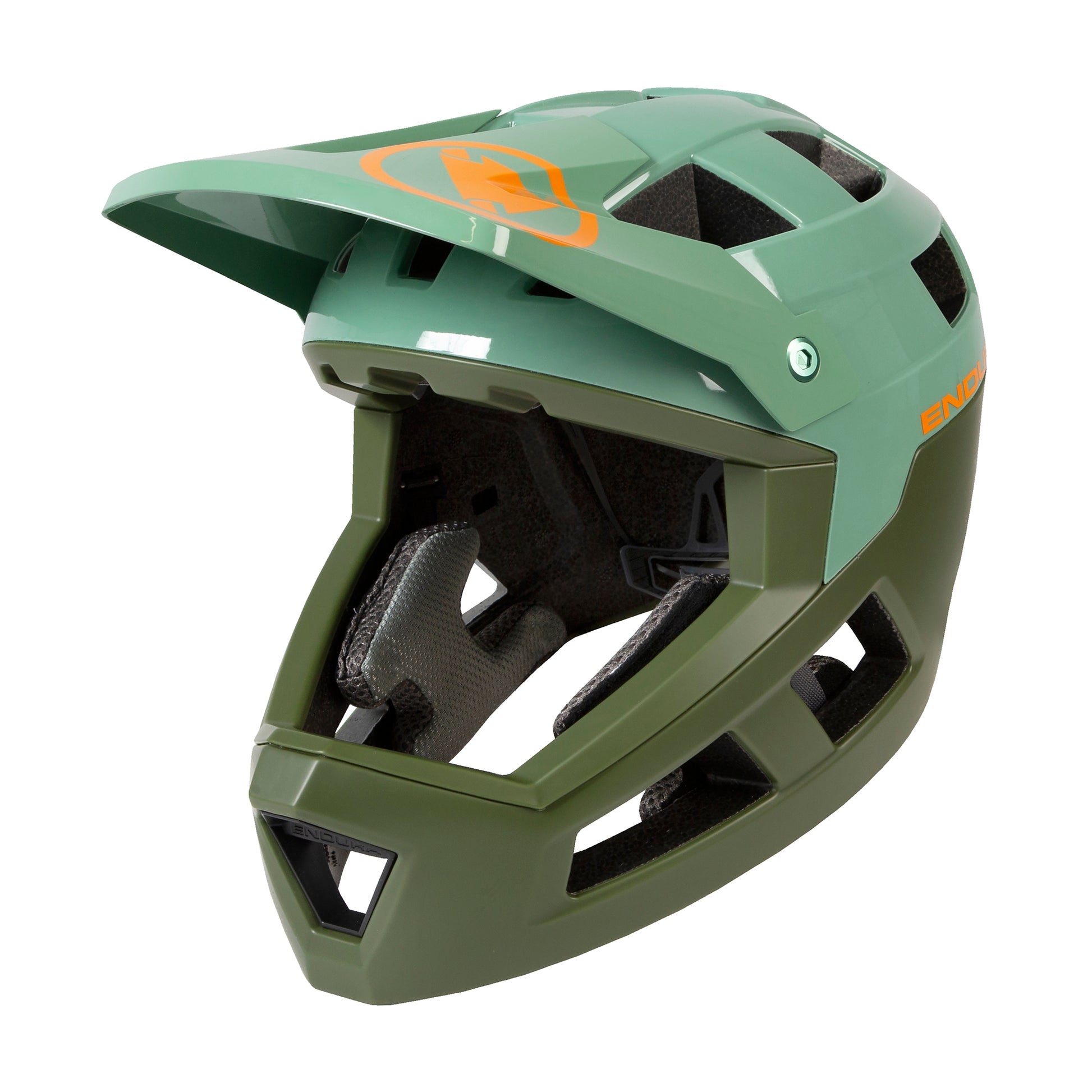 ENDURA SINGLETRACK FULL FACE HELMET OLIVE GREEN