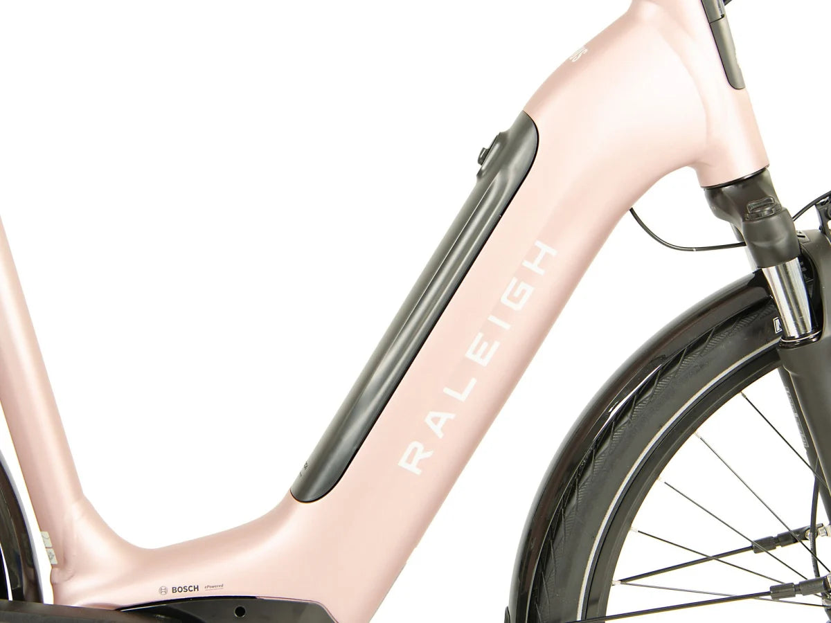 RALEIGH MOTUS TOUR LOW STEP HYBRID eBIKE PINK