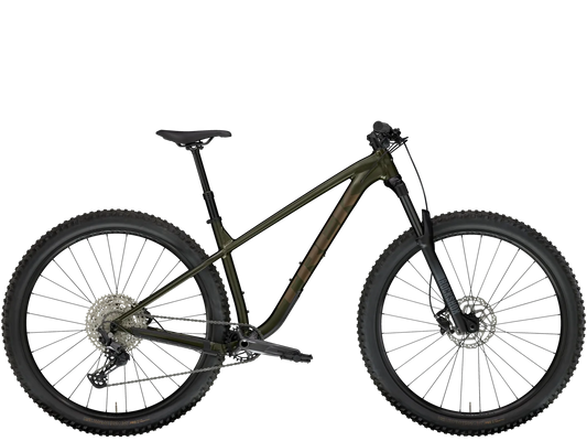 TREK ROSCOE 7 HARDTAIL MTB BIKE 2025 SATIN BLACK OLIVE