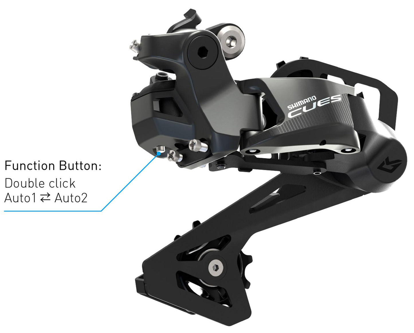 SHIMANO CUES Di2 RD-U6050 10-SPEED REAR DERAILLEUR