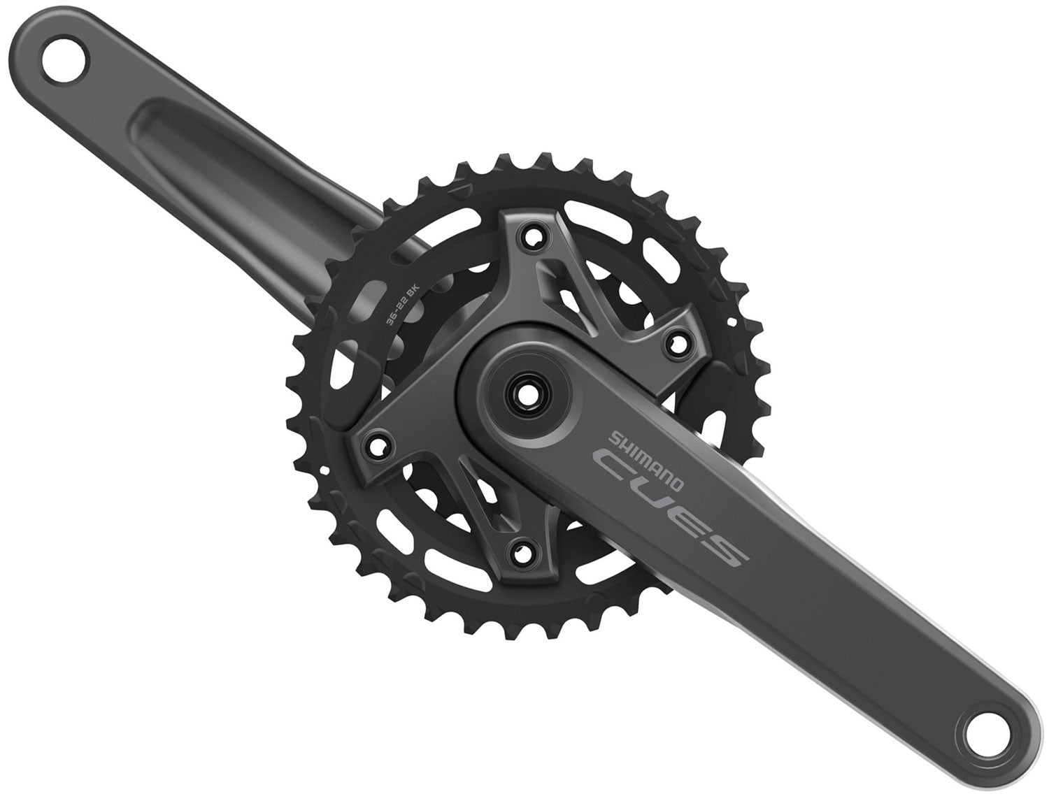 SHIMANO CUES FC-U6000 9/10/11-SPEED BOOST CRANK 36/22T