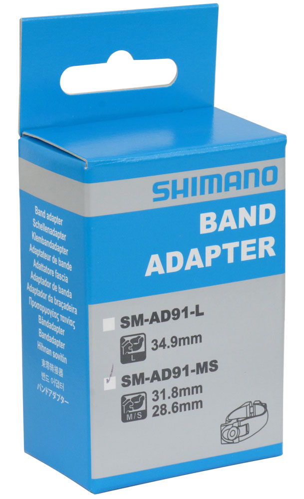 Shimano SM-AD91 Clamp Band Adapter 31.8/28.6mm – allterraincycles