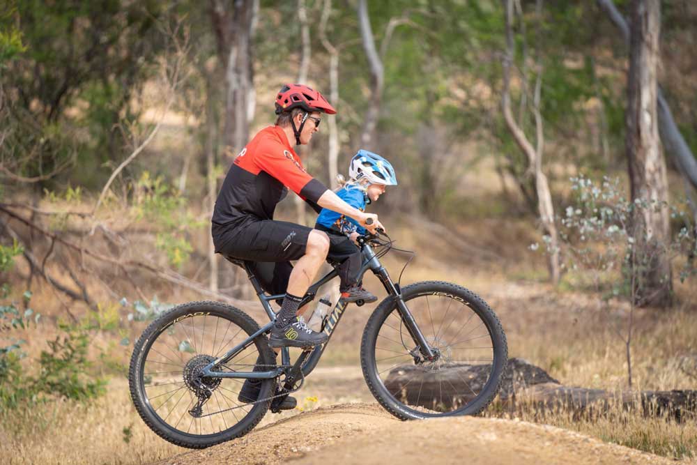 Kids seat mountain bike sale