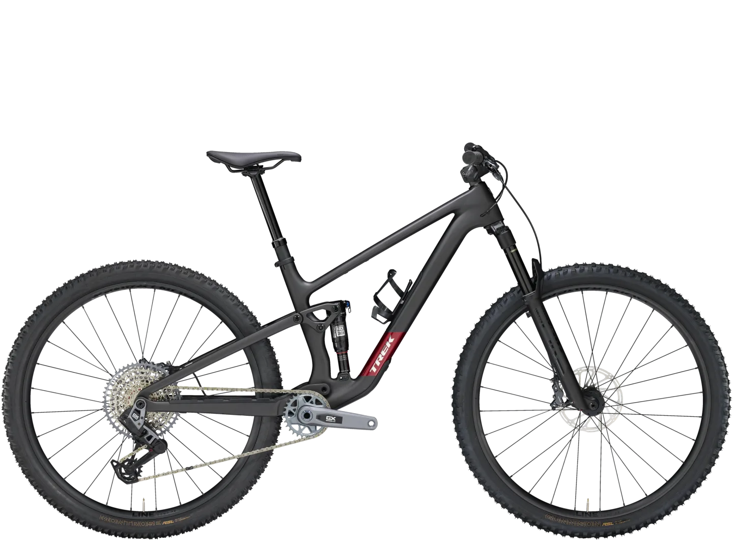 TREK TOP FUEL 9.8 GX AXS GEN 4 MTB BIKE 2025 MATTE DARK WEB