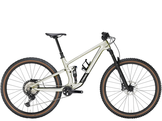 TREK TOP FUEL 9.8 XT GEN 4 MTB BIKE 2025 LUNAR SILVER