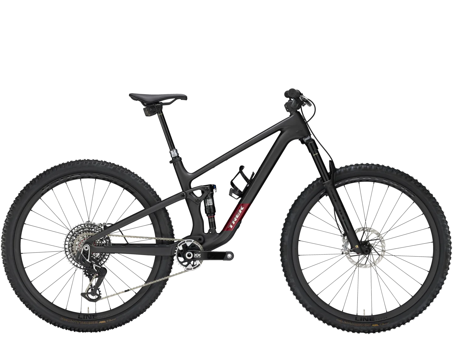 TREK TOP FUEL 9.9 XX AXS GEN 4 MTB BIKE 2025 MATTE DARK WEB