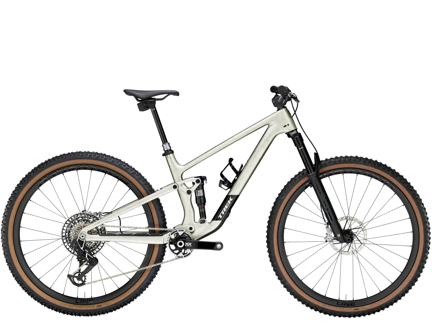 TREK TOP FUEL 9.9 XX AXS GEN 4 MTB BIKE 2025 LUNAR SILVER