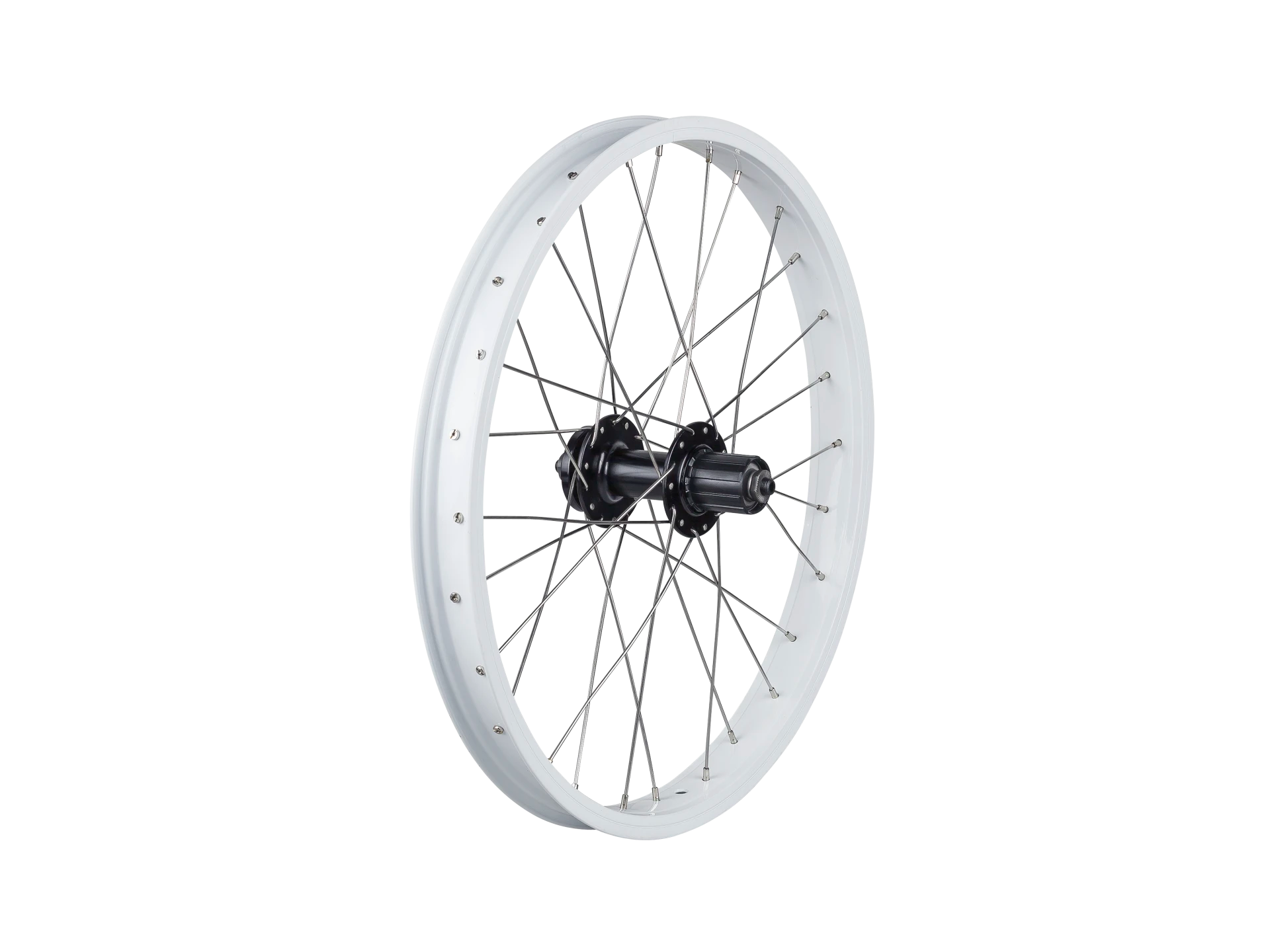 TREK ROSCOE 20" BOOST MTB DISC REAR WHEEL WHITE