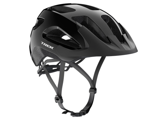 TREK SOLSTICE BIKE HELMET GLOSS BLACK