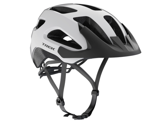 TREK SOLSTICE BIKE HELMET GLOSS CRYSTAL WHITE