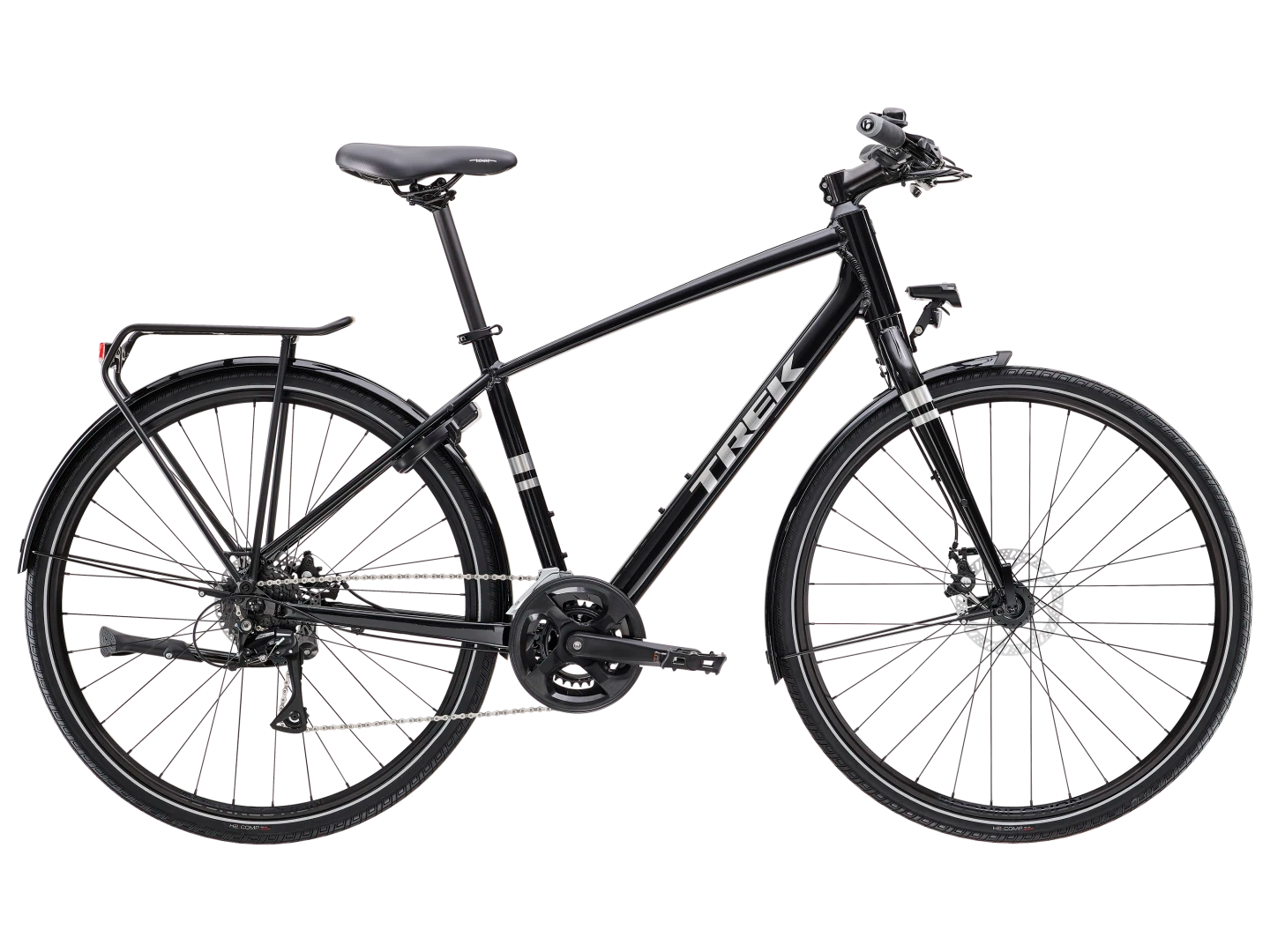 TREK VERVE 1 EQ HYBRID BIKE 2024 TREK BLACK