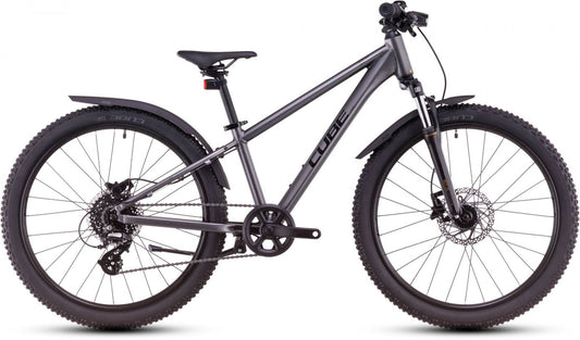 CUBE ACID 240 DISC ALLROAD KID'S BIKE 2025 GREY' N 'FLASH