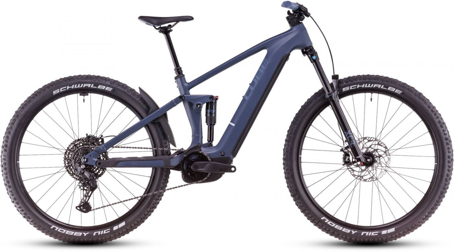 CUBE STEREO HYBRID ONE44 PRO 800 eMTB BIKE 2025 INKGREY' N 'BLACK