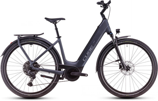 CUBE TOURING HYBRID PRO 625 EASY ENTRY eBIKE 2025 METALLICGREY' N 'CHROME