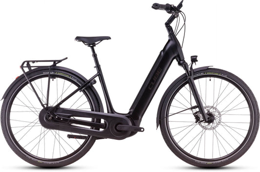 CUBE SUPREME HYBRID COMFORT SLX 625 URBAN eBIKE 2025 BLACK' N 'METAL