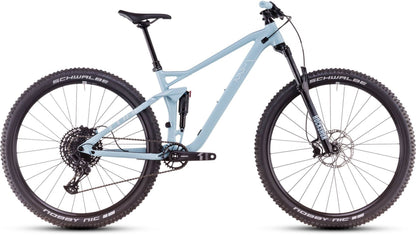 CUBE STEREO ONE22 PRO FS MTB BIKE 2025 SKYBLUE' N 'WHITE